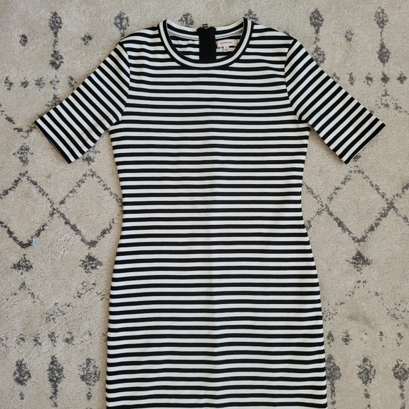 Aritzia Sunday Best Miller Striped Mini Dress Size 4 - Picture 2 of 5